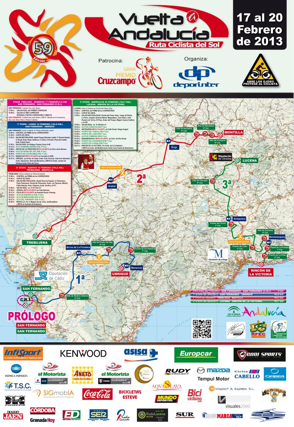 Cartel Vuelta Andalucia 2013