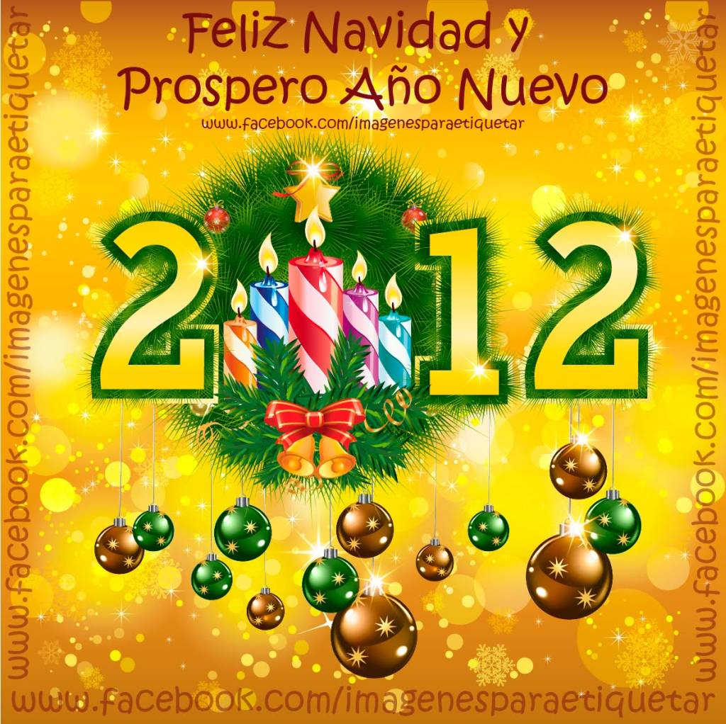 Feliz Navidad y Prospero Año Nuevo 2012