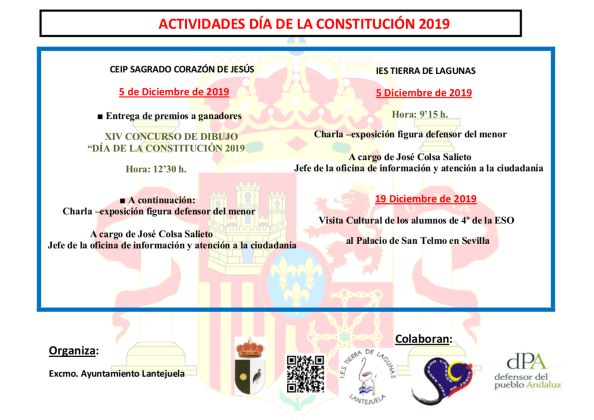 cartel actividades Constitución