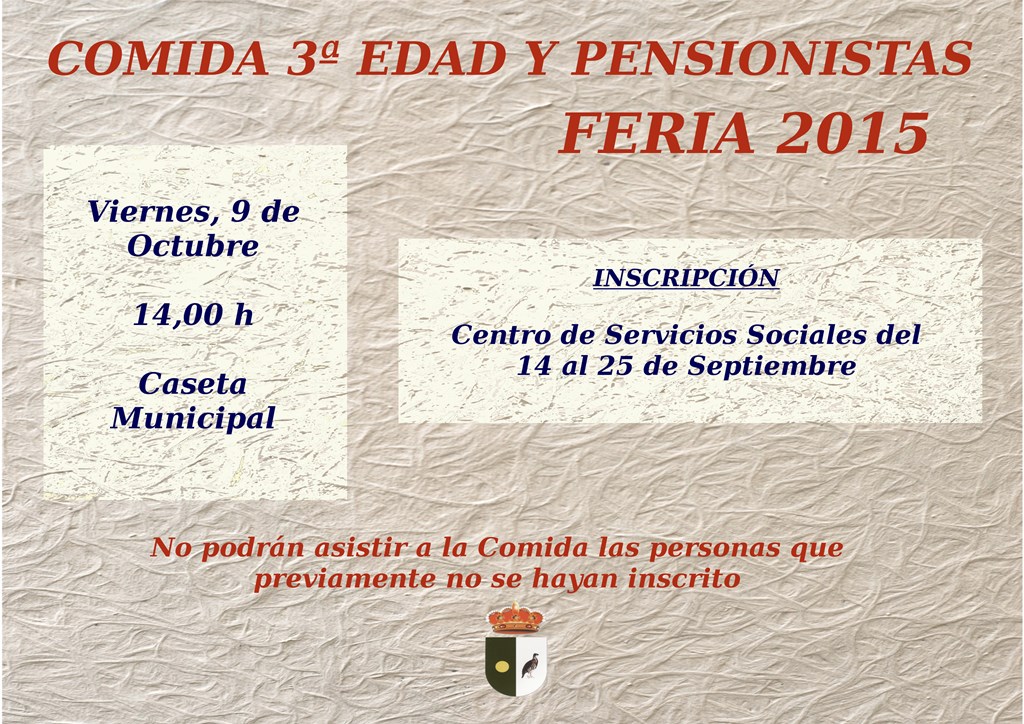 cartel comida 3ª edad y pensionistas 2015reducido