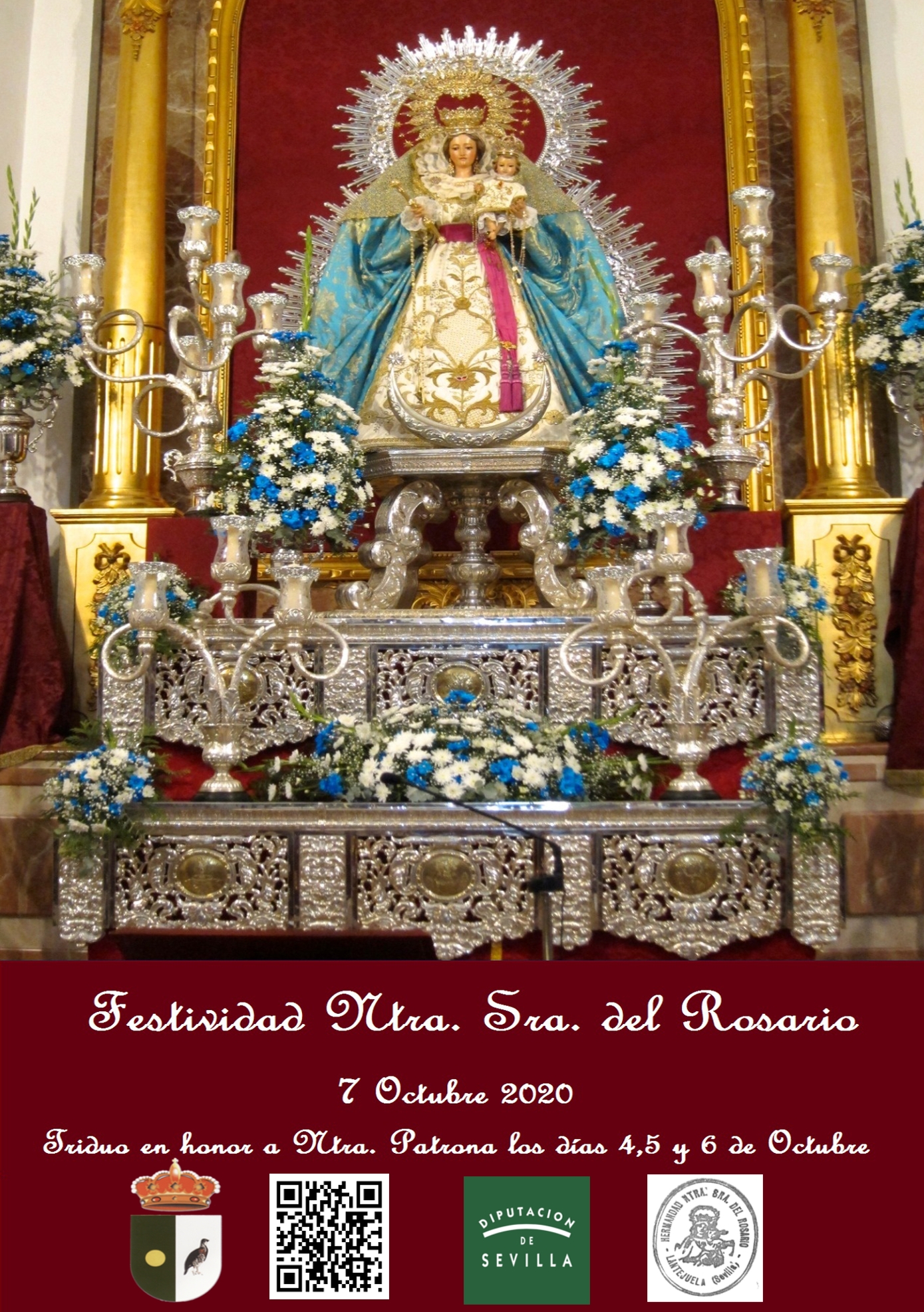 cartel virgen del rosario