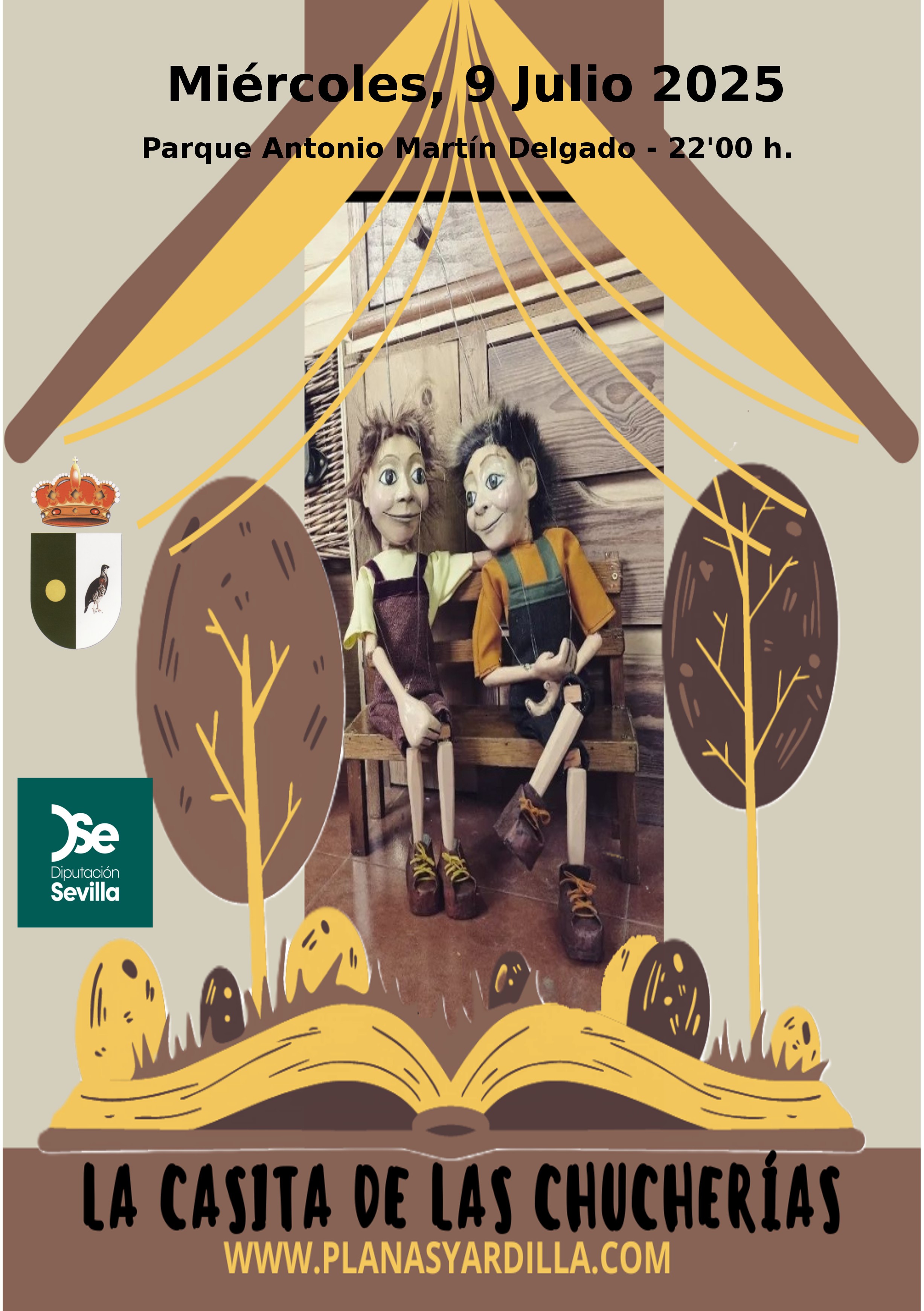 9 de julio. Casita de las chucherías