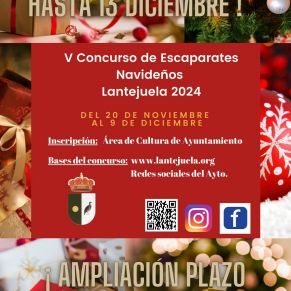Ampliación Plazo Concurso Escaparates