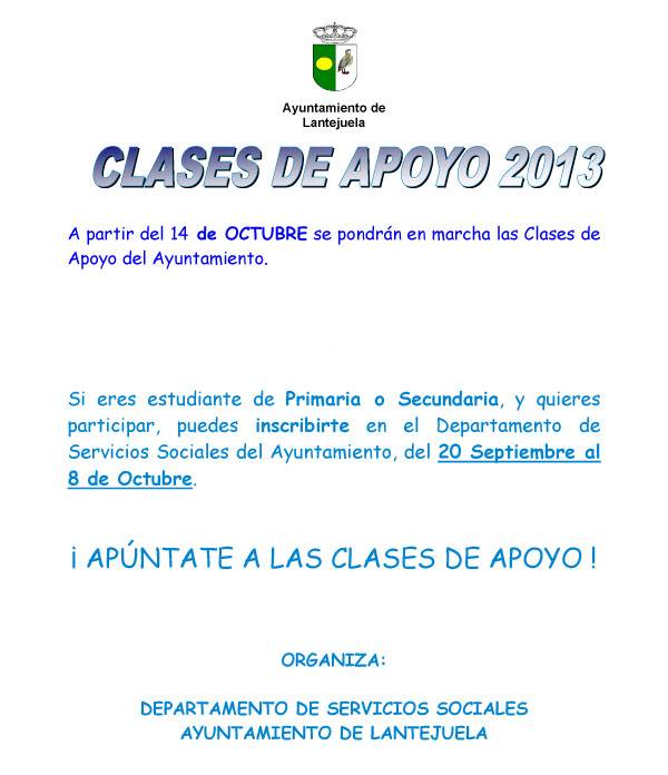 CARTEL_APERTURA CLASES DE APOYO