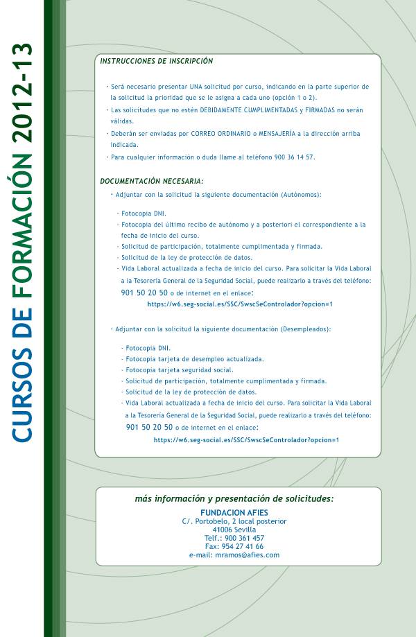 CARTEL CURSOS documentación