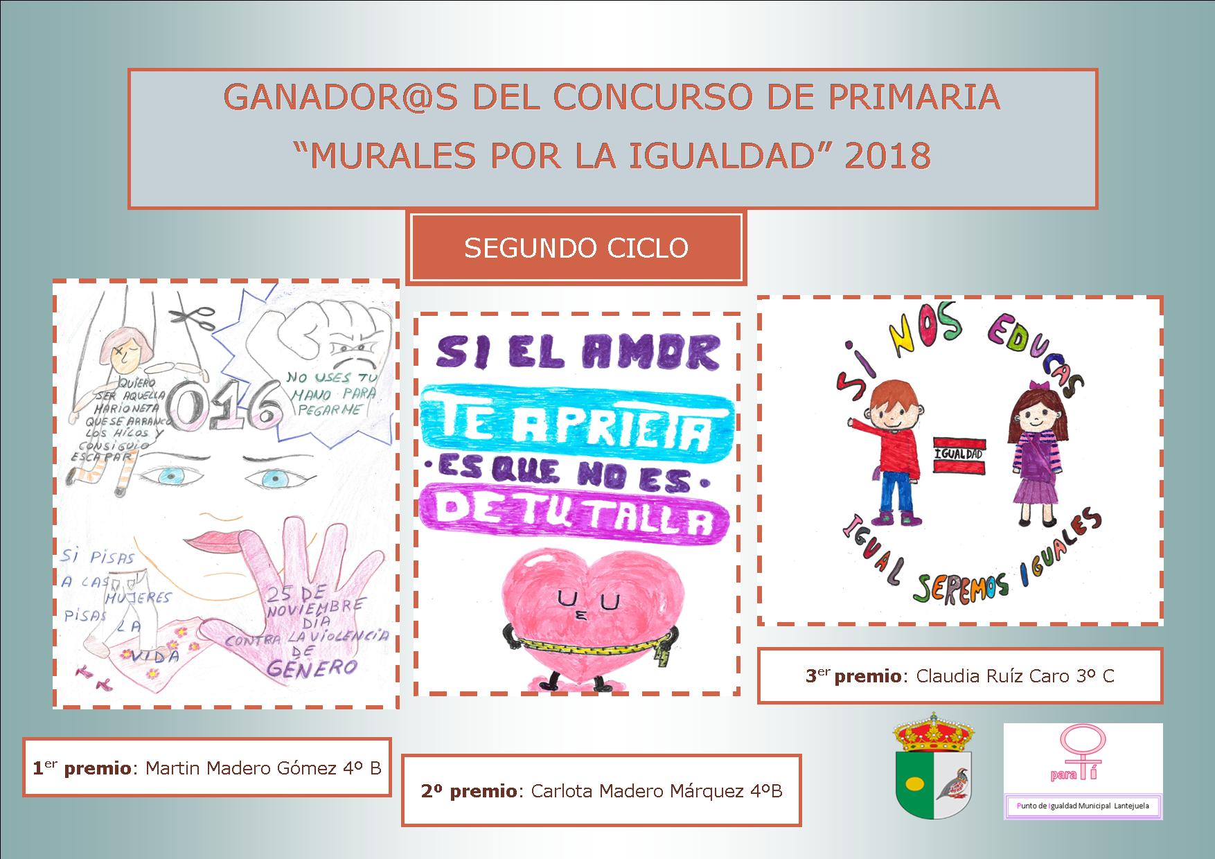 CARTEL GANADORES MURALES 2º CICLO 2018