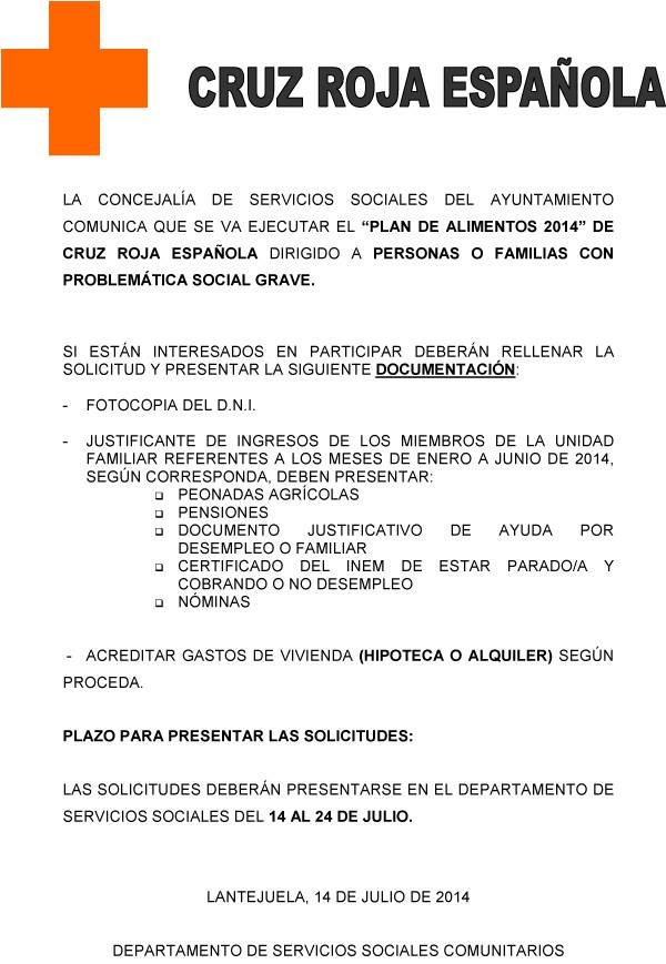 CARTEL_cruz roja 2014
