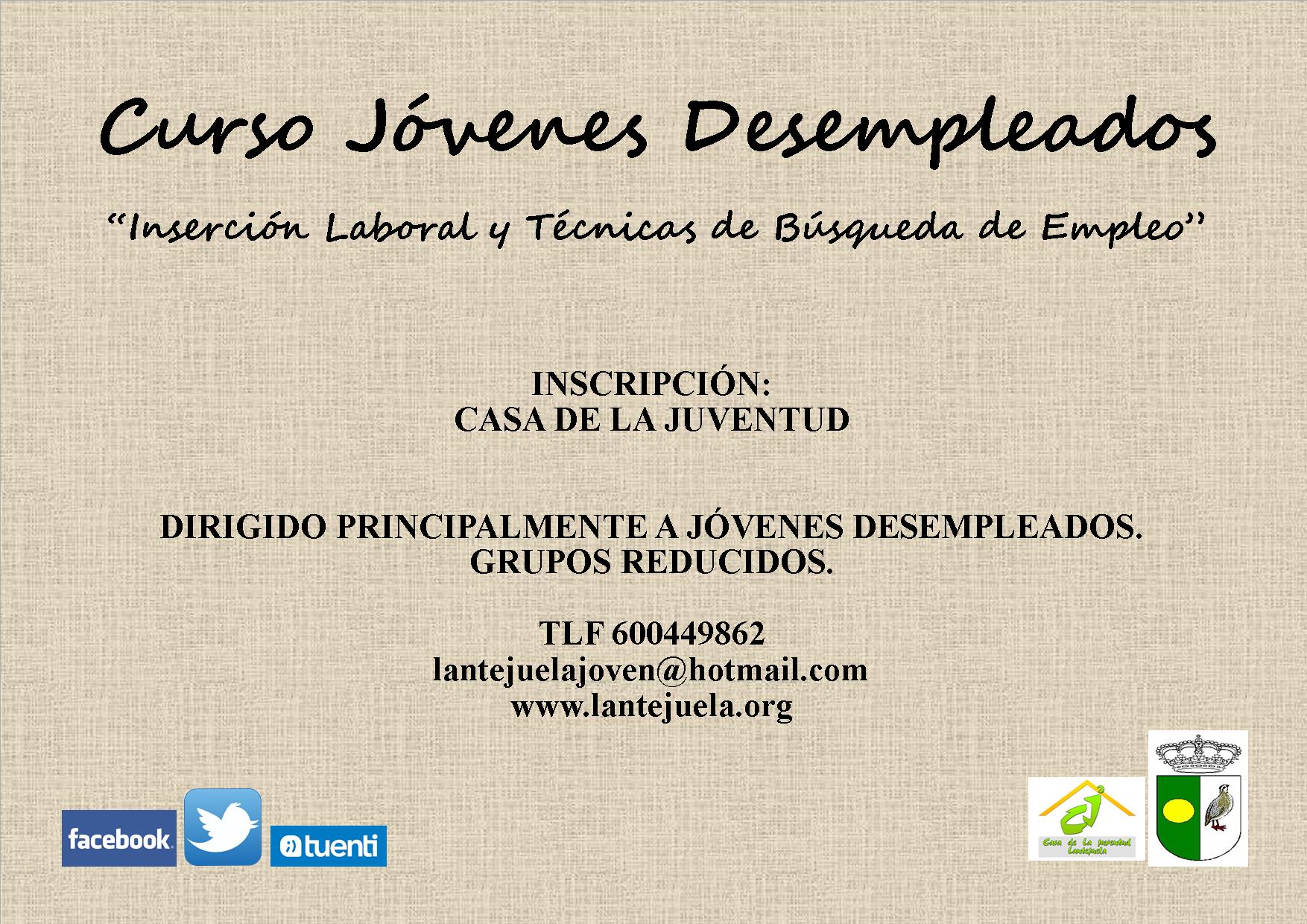 CURSO JÓVENES DESEMPLEADOS