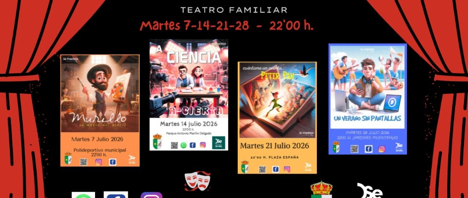 Cartel Julio Teatro 2026