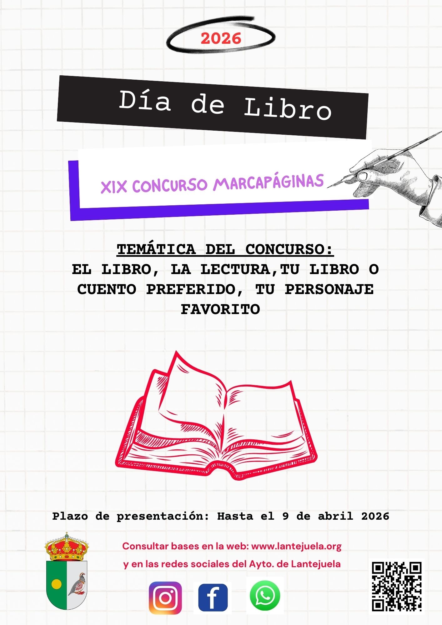 Cartel XIX Concurso marcapa¿ginas