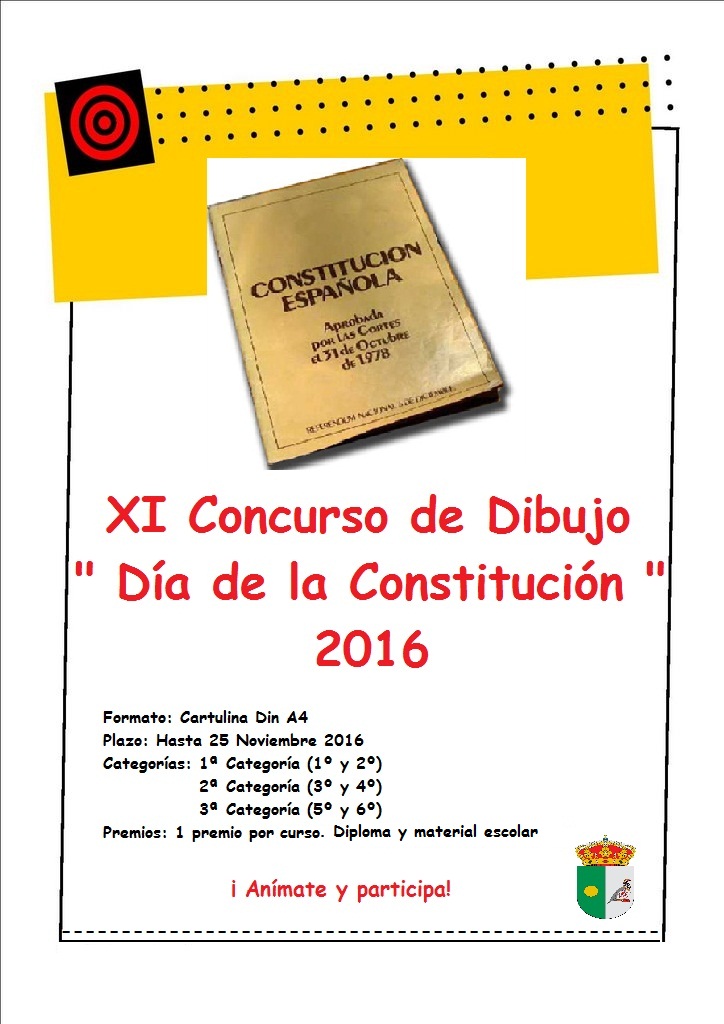 Cartel Concurso Día de la Constitución 2016