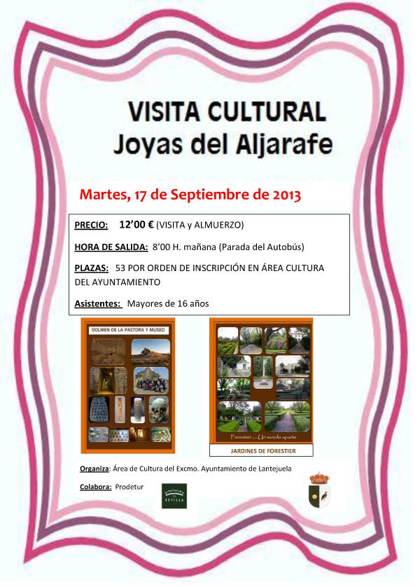 Cartel Joyas del Aljarafe