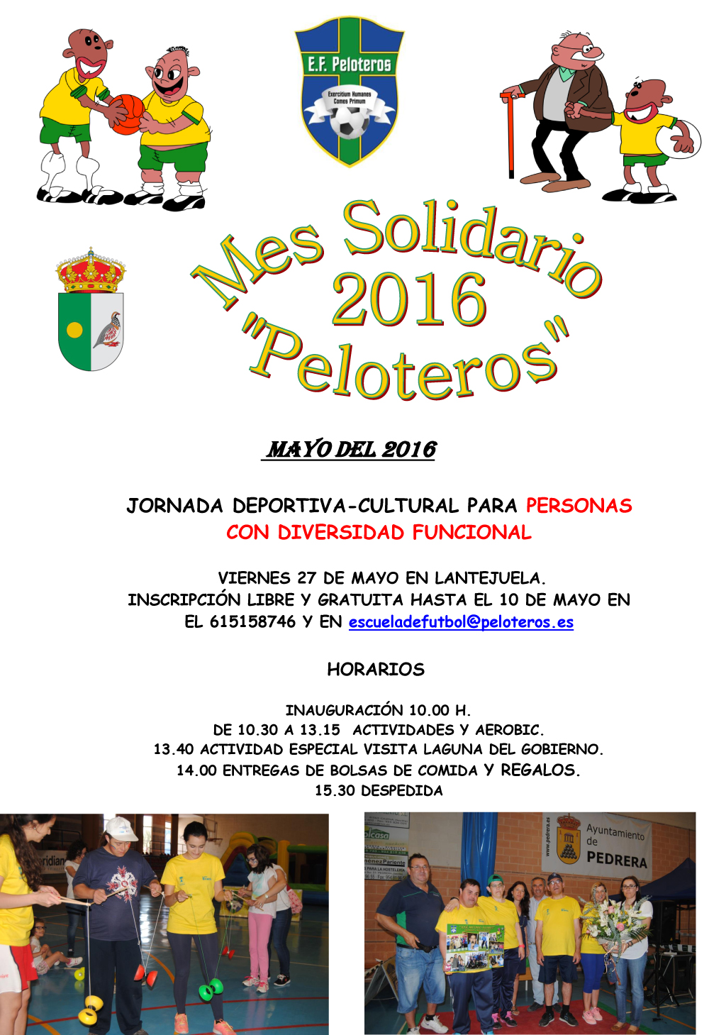 MES SOLIDARIO 2016 CARTEL PERSONAS CON DISCAPACIDAD