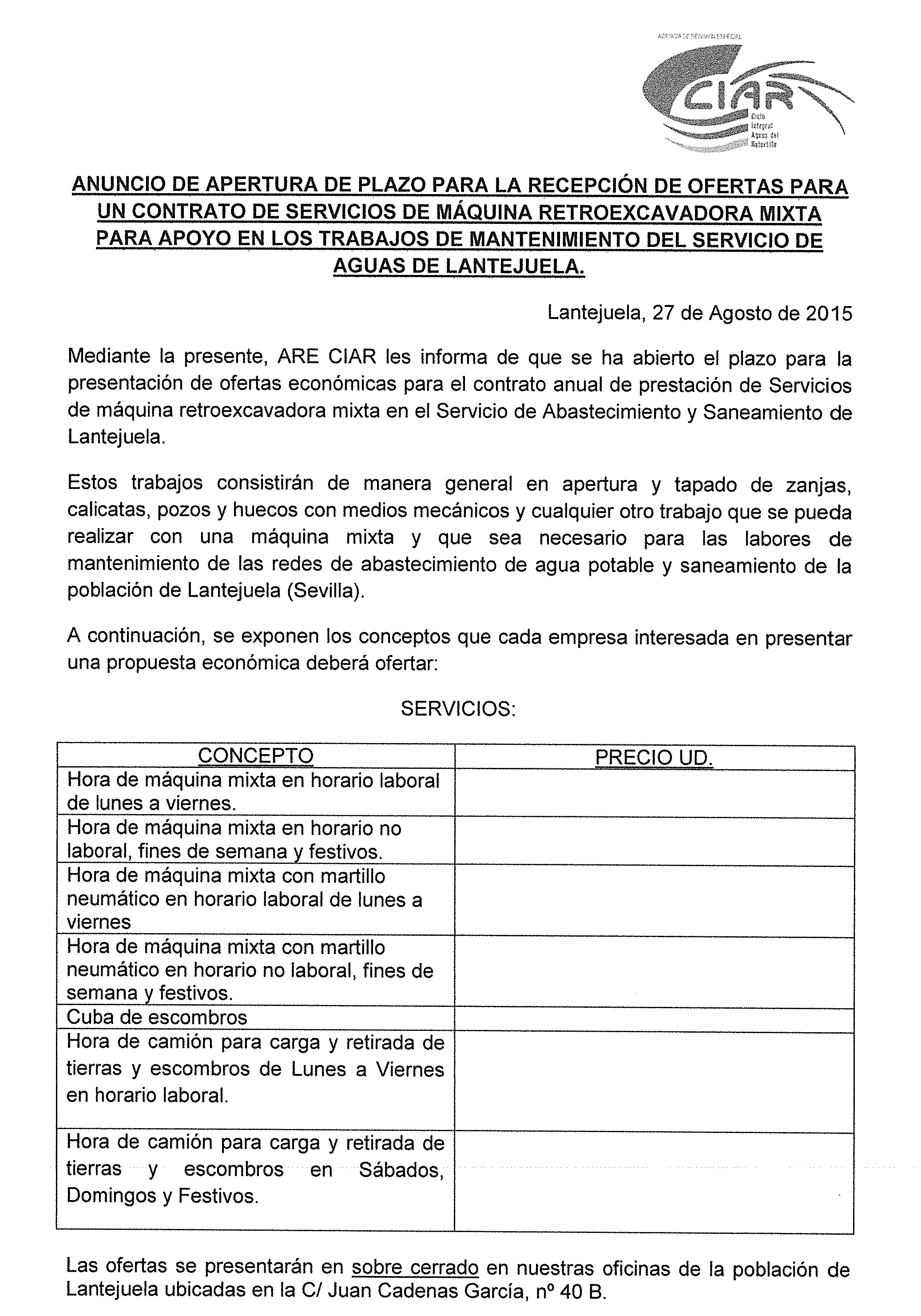 OFERTA EMPLEO MÁQUINA RETROEXCAVADORA-1