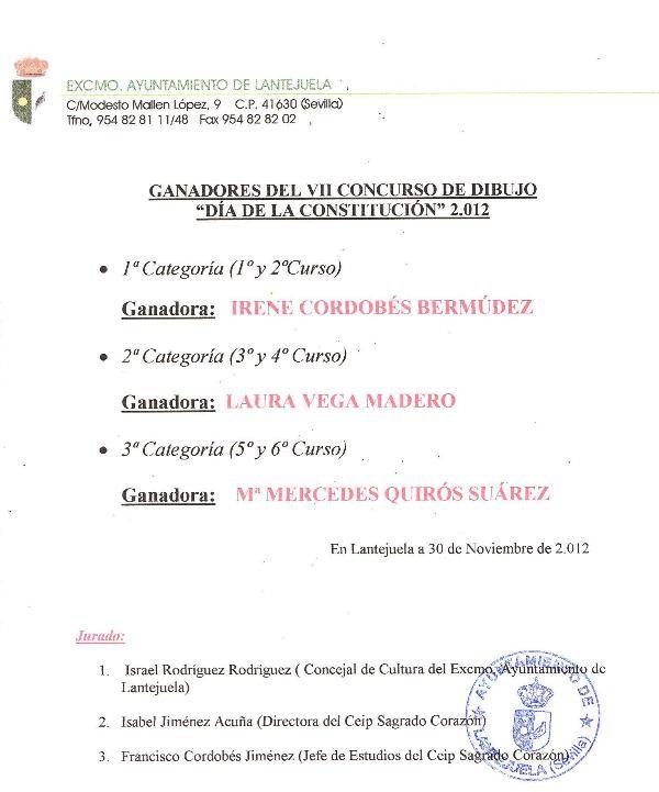 acta ganadores constitución