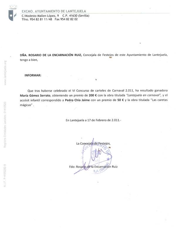 acta ganadores concurso de carnaval