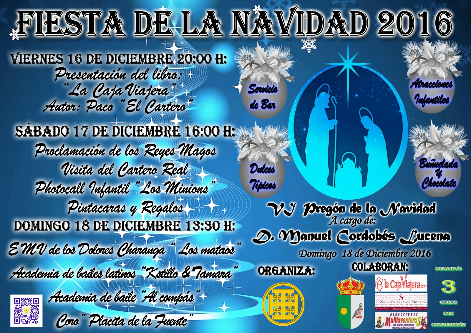 cartel Fiesta de Navidad