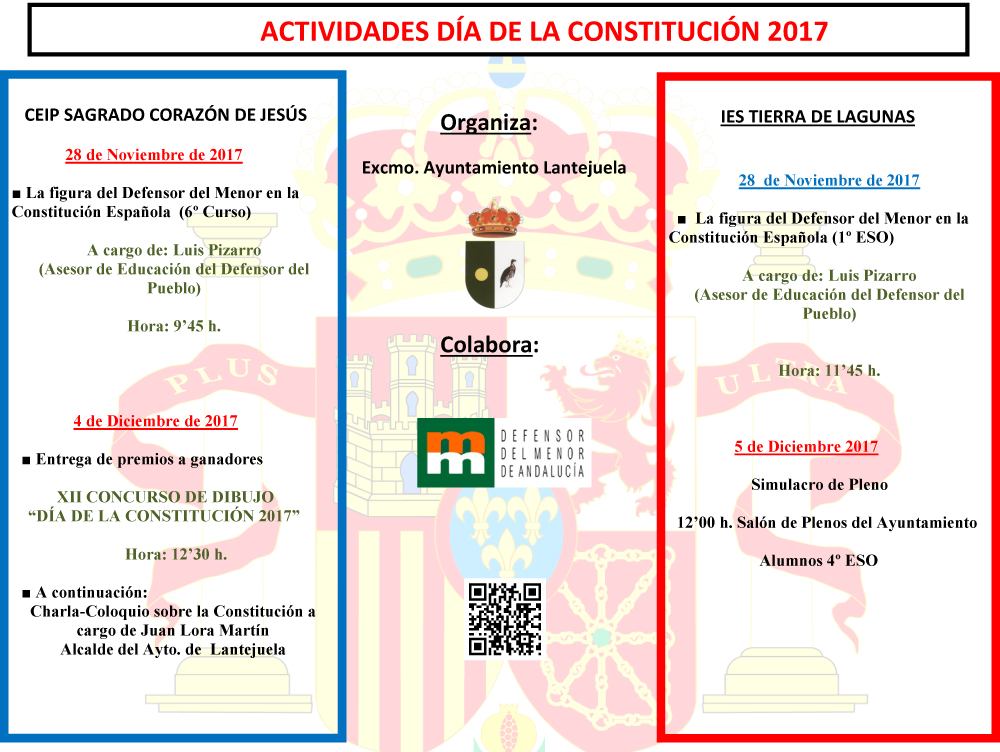 cartel actividades constitución2017