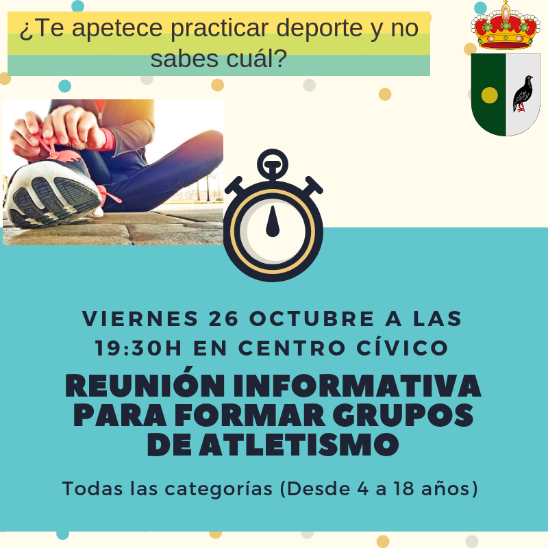 cartel atletismo