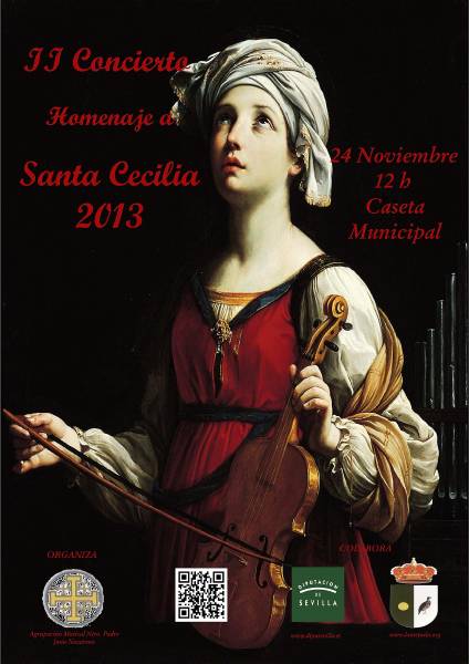 cartel concierto homenaje a santa cecilia