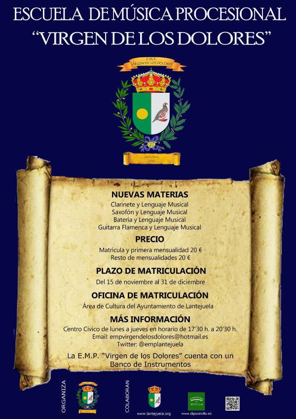 cartel escuela musica 2º plazo matriculación definitivareducido