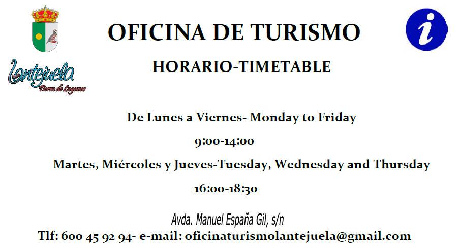 horario oficina de turismo