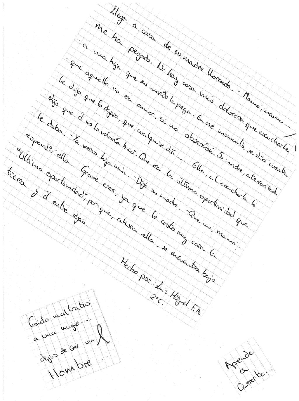 microrrelato Luis Miguel