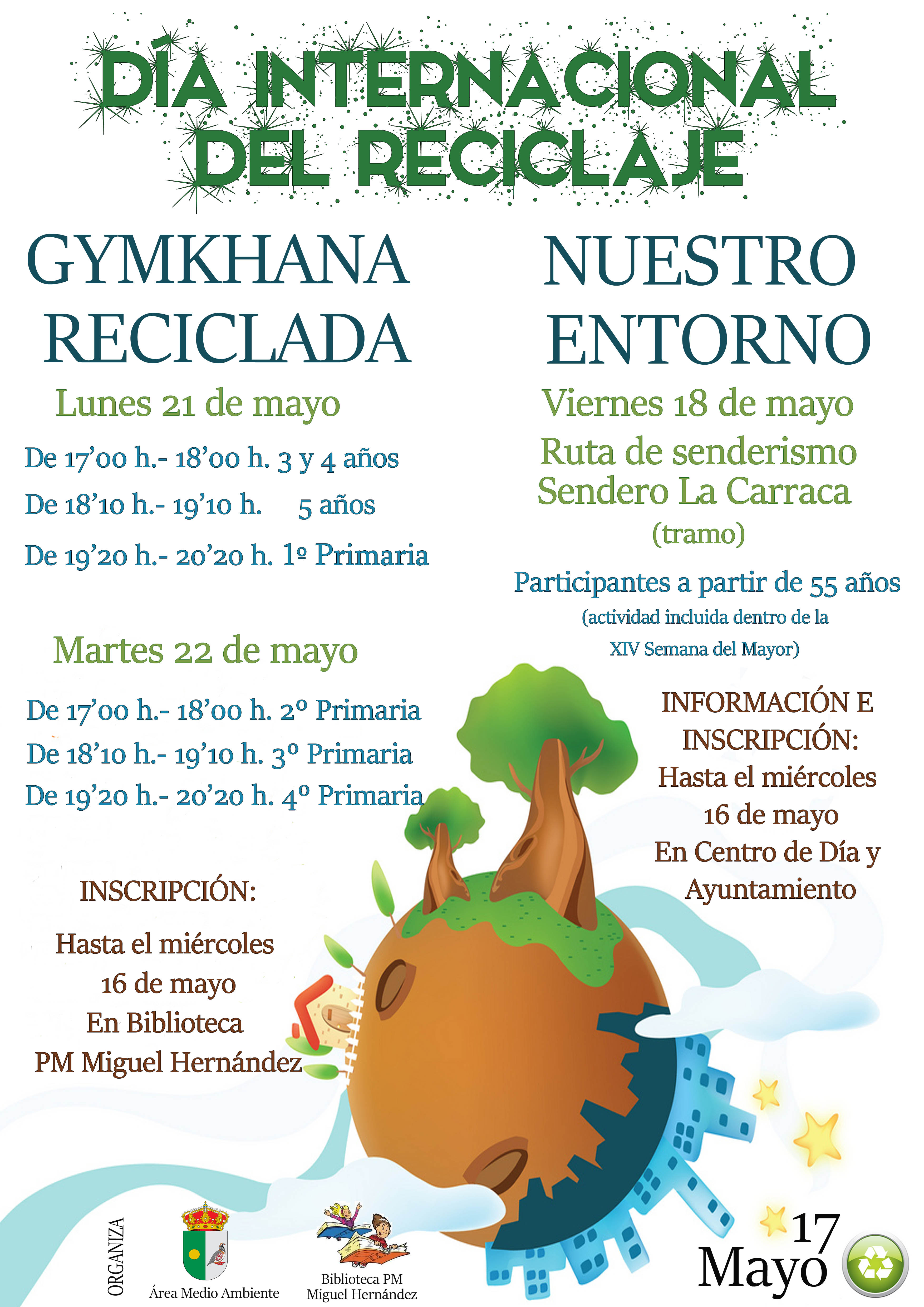 redes Cartel Día Reciclaje